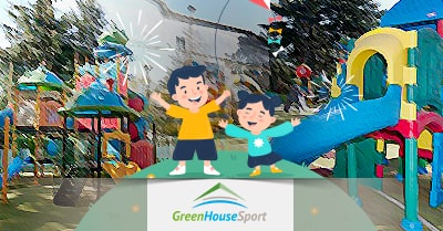 Green House Sport - Green Island il parco giochi per bambini all'interno  del centro sportivo Green House Sport
