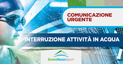 Comunicazione urgente: interruzione attività in acqua